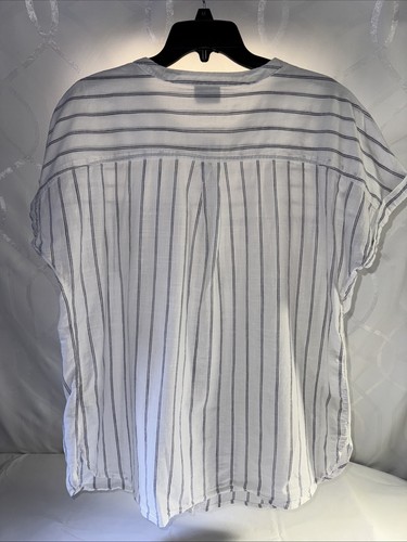 Columbia Hemd Damen XL gestreift Kurzarm Knopfleiste Shirt - Bild 4 von 8