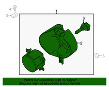 Genuine Nissan Lamp Fog Rh OEM 26150EA025
