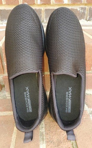 *SKECHERS*GoWalk Gen 5●Goga Mat●Mesh Black●Slip On Comfort Shoes●Sz.9●Great Cond - Picture 11 of 16