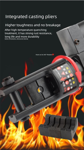 Electric Hydraulic Pliers, Small Rechargeable Handheld Wire Crimping Pliers - Picture 8 of 22