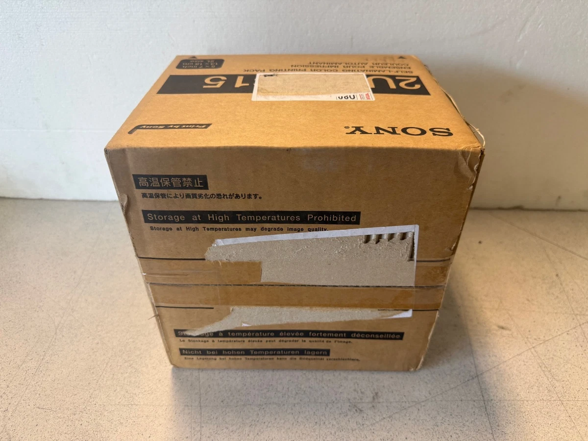 SONY 2UPC-C15 13x18 cm KIT DE PELÍCULA DE COLOR PARA SNAP LAB ORIGINAL SELLADO NUEVO