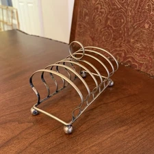 Vintage / Antique Silver Plated, Electro Plated Nickel Silver (EPNS), Toast Rack