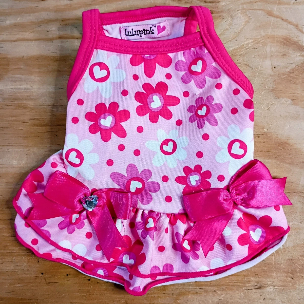 lulu pink dog dress Lulu