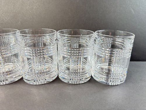 6 bicchieri Ralph Lauren GLEN PLAID Old Fashioned Whisky Rocks cristallo 4-1/8" - Foto 12 di 21
