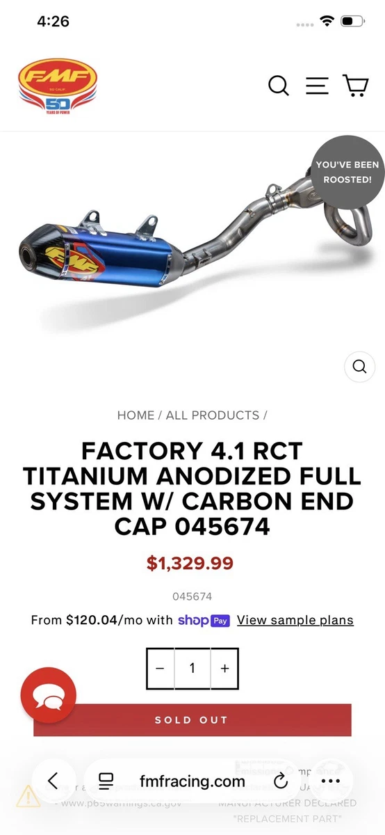 FMF Racing Motorcycle Exhaust Systems for KTM 250 for sale | eBay