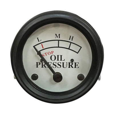#ad Oil Pressure Gauge 0 25 PSI with White Faceplate Fits John Deere Tractor $33.99