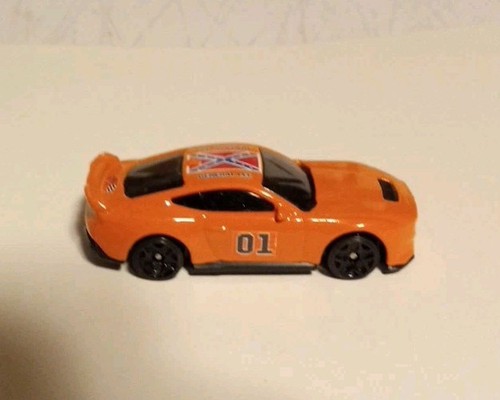 A Custom Hot Wheels Ford Mustang With The Dukes of Hazzard General Lee Decals! - Picture 4 of 10