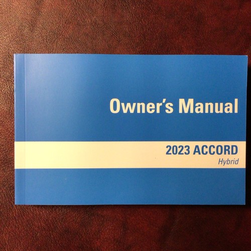 2023 HONDA ACCORD HYBRID OWNERS MANUAL BOOKS GUIDE CASE ALL MODELS - Picture 2 of 5