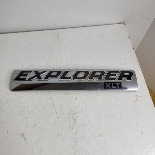 Ford Explorer XLT emblem badge decal logo symbol OEM Genuine Original Factory