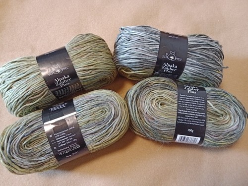 Alpaka Zauber plus 4x 100g Schoppel Fb 2403 Vitamin C Farbverlauf Strickwolle - Bild 4 von 4