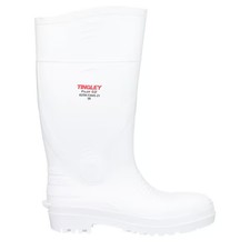 Tingley Unisex Pilot G2 Tall Rubber Boots, Plain Toe, 15 in Height, White, M6/W8