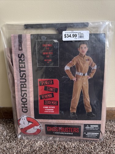 Ghostbusters Halloween Costume Cosplay Licensed Child Small Size 4-6 New - Picture 2 of 2