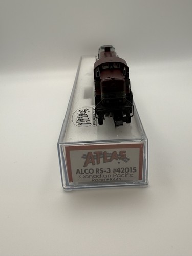 NIB N Atlas/ KATO 42015 ALCO RS-3 Canadian Pacific Locomotive CP #8441 Maroon - Picture 6 of 13