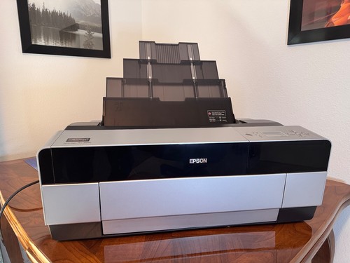 Epson Stylus Pro 3880 Photo Inkjet Printer - 17” Wide Format - Clean, Works - Picture 4 of 13