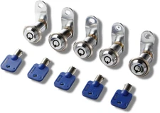 5 Pcs 25Mm Cam Lock 7/8 Length for Pinball Arcade Machine Door Lockers