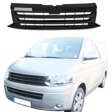 Sport Kühlergrill schwarz Frontgrill ohne Emblem JOM für VW T5 Facelift Bus 09-