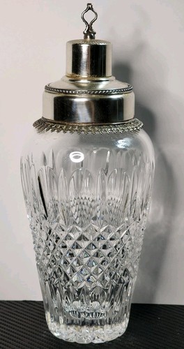 1950s Vintage Crystal Cocktail Shaker