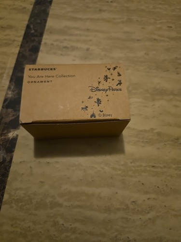 Starbucks Disneyland You Are Here 2 oz tazza espresso ornamento rosa/viola - Foto 11 di 12