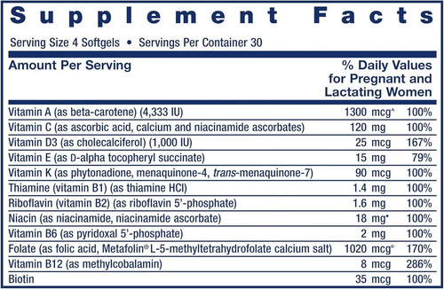 Prenatal Advantage 120 easy-to-swallow softgels - Picture 4 of 16