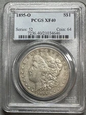 1895-O   MORGAN DOLLAR  PCGS XF40    KEY DATE