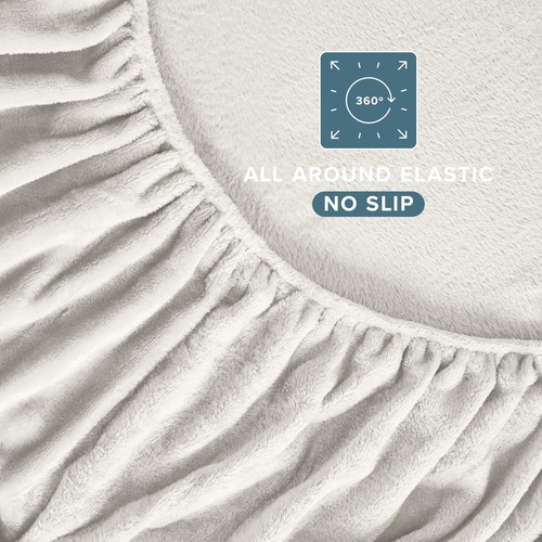 Bare Home Mikroplüsch Laken Set, tiefe Tasche, extra weiche samtige Bettwäsche Set - Bild 18 von 66