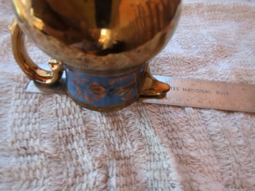 Jersey Faience Pitcher English 19th Century Collectible GUC - Imagen 11 de 12