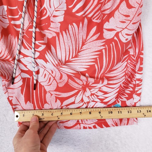 Maillot de bain Tommy Bahama XL imprimé feuille de corail vacances coupe décontractée board shorts - Photo 11/13