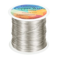 wire 203ft 24 Gauge Copper Craft Wrapping Wire, White