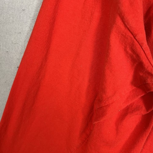 Vintage Y2K Nike Swoosh T Shirt Adult XL Red Long Sleeve Mens - Picture 8 of 13
