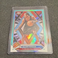 Topps Chrome Aqua Refractor Allen Iverson #66 /194 Philadelphia 76ers