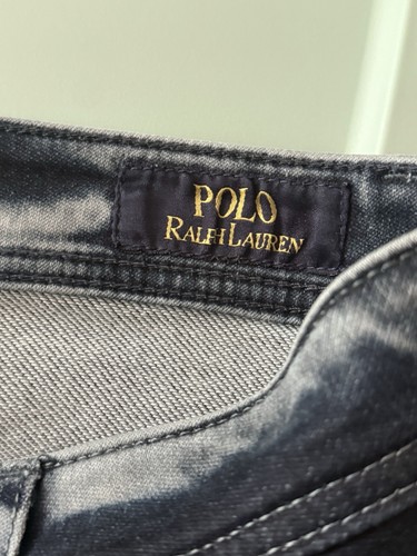 Polo Ralph Lauren Jeans Stonewash Blue Denim Straight Leg Mens 34 - Picture 7 of 12