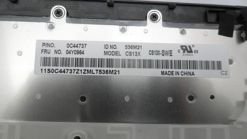 Lenovo ThinkPad X240 Keyboard Swedish/Finnish Layout 0C44737 04Y0926 04Y0964 - Picture 3 of 3