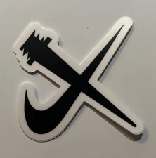 Nike Cross Country vinyl decal sticker Finish On Empty NXR NXN Regionals running