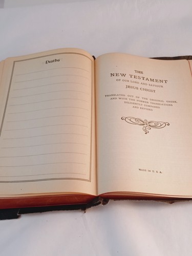 The HOLY BIBLE The World Syndicate Publishing c1927 Softcover - Picture 14 of 15
