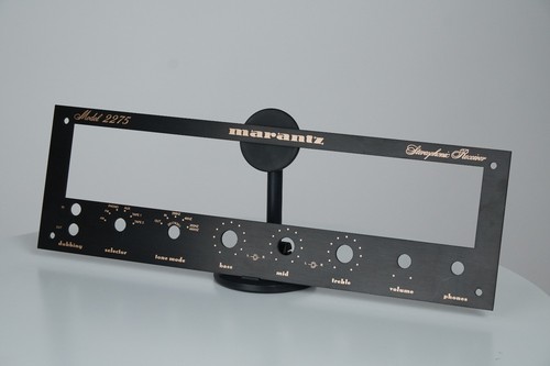 Marantz 2275 Black Anodized Faceplate - Vintage Receiver Upgrade - New - Picture 6 of 6