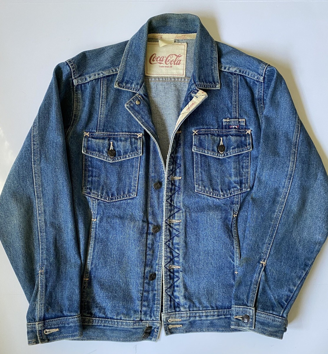 Vintage Coca Cola Denim Jacket Women's Medium Coca Cola