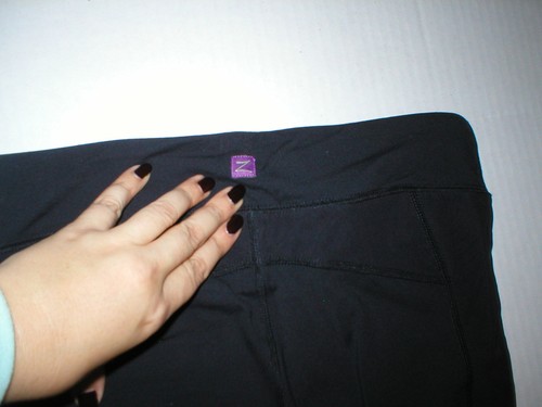 Womens New Zobha Yoga Capri Pants 4 NWT $88 Black Gray Run Pilates Barre Gym S - Picture 4 of 4