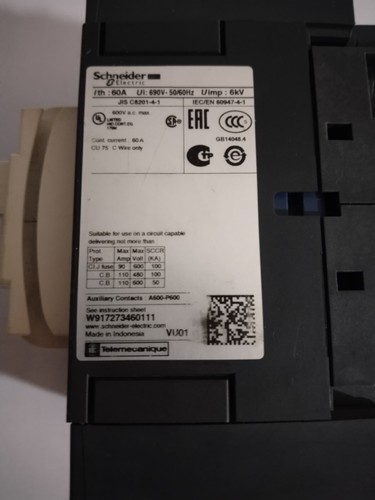 LC1DT60A CONTATTORE ELETTRICO SCHNEIDER 4 POLI 60A SPEDIZIONE VELOCE GRATUITA FEDEX - Foto 2 di 6