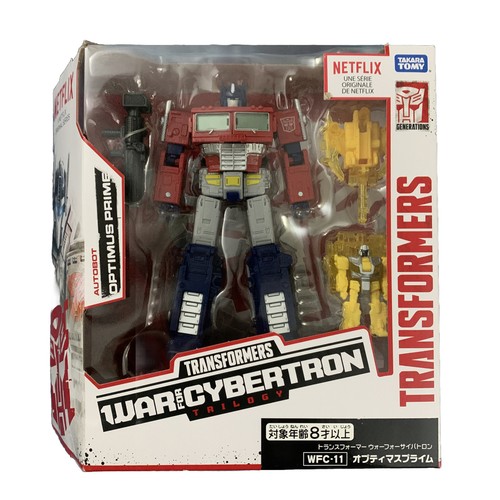 Transformers War for Cybertron Netflix Series WFC-11 Optimus Prime Battle 3-Pack - Picture 12 of 13