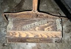 ANTIQUE VICTORIA SWEEPER WOOD STENCILED VACUUM MILFORD OH PRIMITIVE VINTAGE OLD