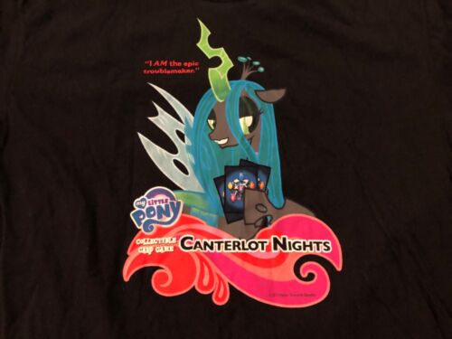 My Little Pony Canterlot Nights Enterplay Collectible Card Game T Shirt XL Used - Picture 4 of 9