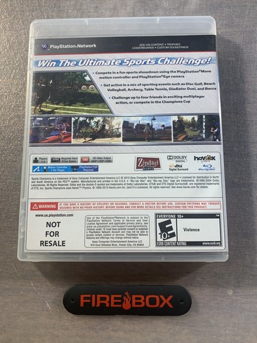 PlayStation 3 PS3 Sports Champions CIB Game Tested Working Clean Disc EA Sports - Picture 2 of 4