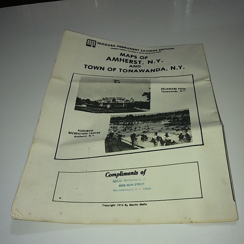 1974 MAPS OF AMHERST N.Y. AND TOWN OF TONAWANDA N.Y. - Picture 1 of 5