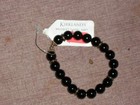 Stretch Bracelet, Nwt Kirkland's Black Bead