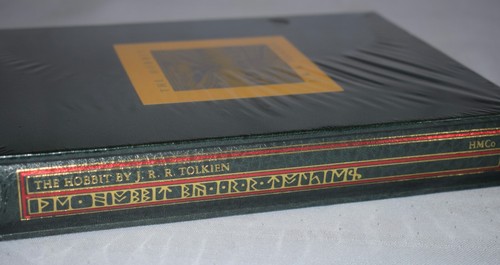 The Hobbit J.R.R Tolkien Deluxe Edition Slipcase HMCo Leather Bound Book NEW UT1 - Picture 3 of 5