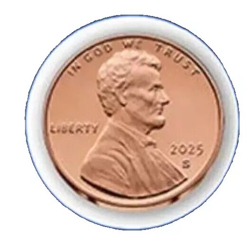 2025 S Proof Penny Uncirculated US Mint Pre Sale Final Penny S L500