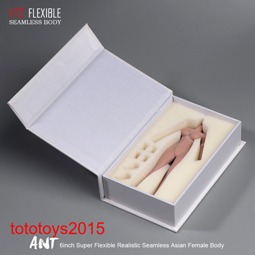 1/12 Super Flexible Seamless Pale /Suntan details Female Body Girl Figure Toy - Picture 2 of 9