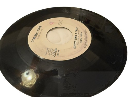 Theresa Lindsey Wonderful One 7” 45 Correc-Tone 1964 White Label Soul - Picture 4 of 5
