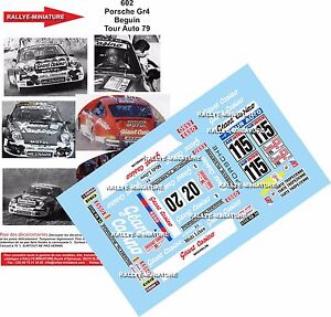 DECALS 1//32 REF 629 PORSCHE 911 COPPIER TOUR DE FRANCE AUTO 1979 RALLYE RALLY