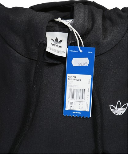 NEU !! adidas Damen Hoodie mit Nieten, Oversize, schwarz, Gr. 42 - Bild 3 von 6